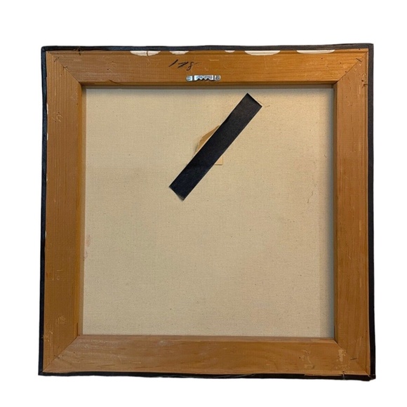 ROBERT McCAINE 2 PAINTING’S MID CENTURY MODERN ORIGINAL SIGNED OIL ON CANVAS - Picture 10 of 11